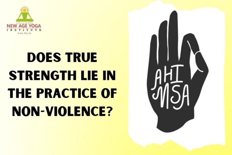 Does true strength lie in the practice of non-violence?